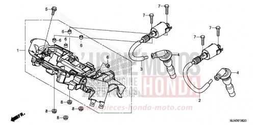 IGNITION COIL CB500XAJ de 2018